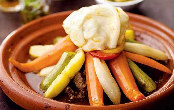 Tajine d'agneau aux légumes