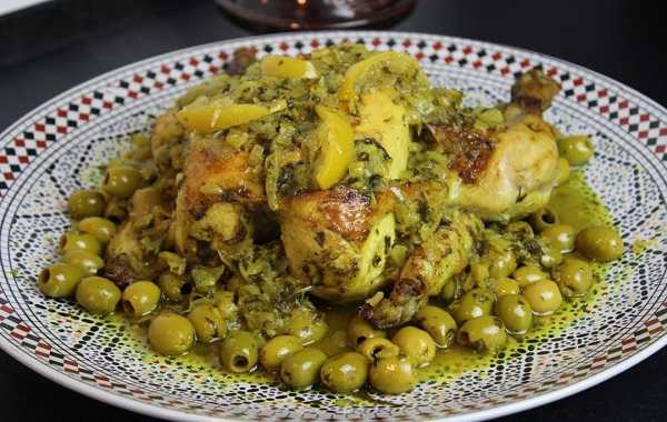 Poulet aux olives