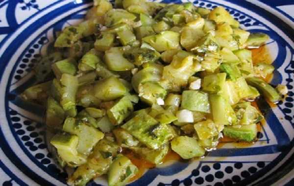 Courgettes Mchermla