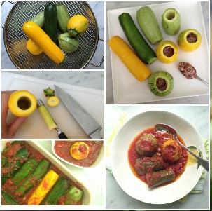 Courgettes farcies