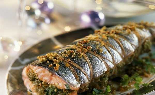 Poisson Farci aux Amandes