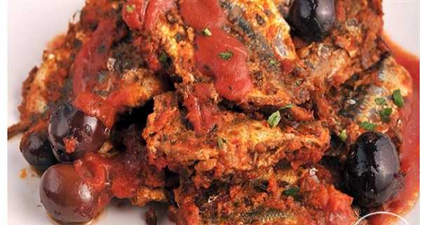 Sardines en sauce rouge (chtitha)