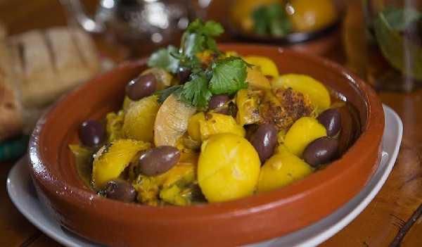 Tagine de poulet mkalli