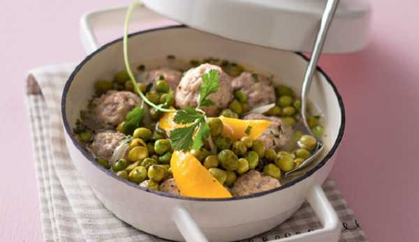 Tajine aux artichauts et aux petits pois