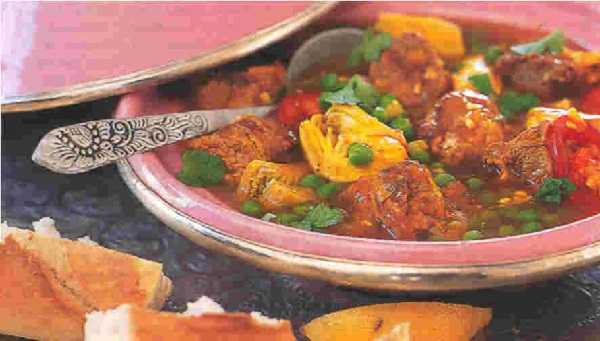 Tajine aux artichauts