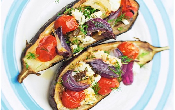 Aubergines à l'ail