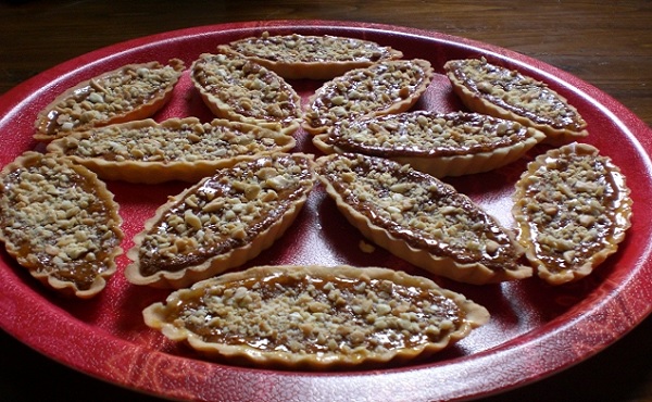 Barquettes aux cacahuètes