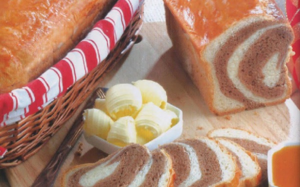 Brioche marbrée
