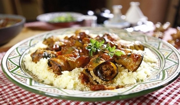 Couscous aux aubergines