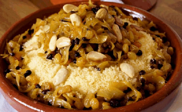 Couscous aux raisins secs