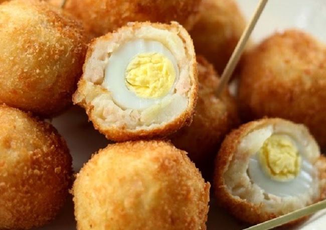 Croquettes de pommes de terre aux oeufs
