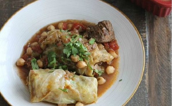 Choux Farci A La Viande Dolma Krombet Cuisine Marocaine