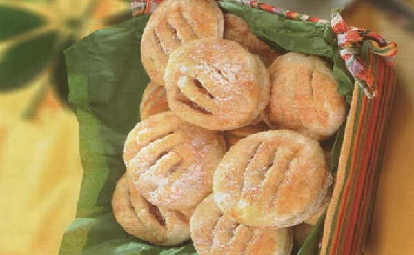 Jalousies feuilletées pommes abricots caramélisés