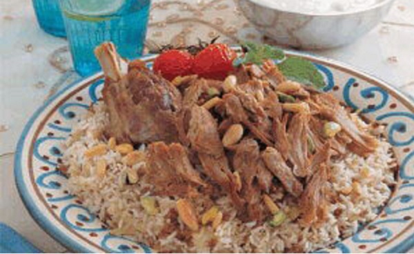 Gigot farci aux fruits secs
