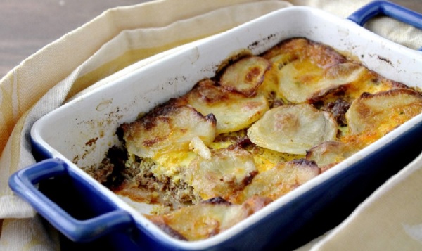 Gratin agneau et pomme de terre