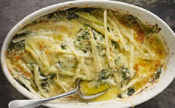 Gratin de blettes au fromage