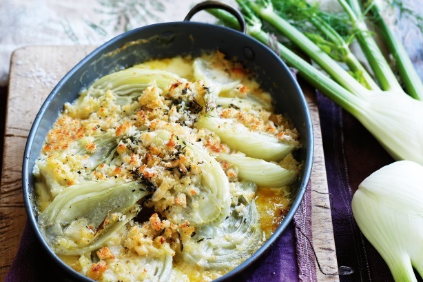 Gratin de merlan au fenouil