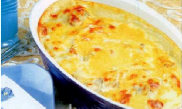 Gratin de pommes de terre aux champignons