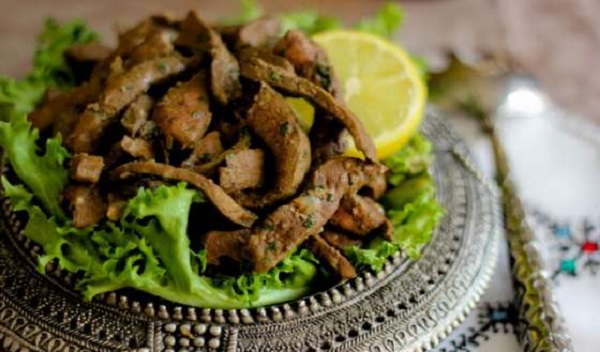 Kebda mchermla- foie en sauce