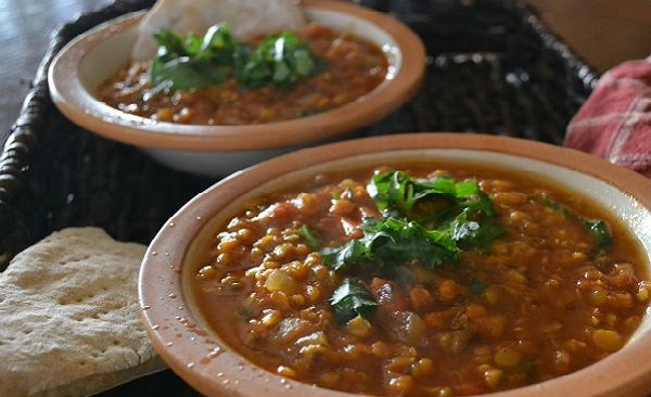 Lentilles au boeuf à La Marocaine