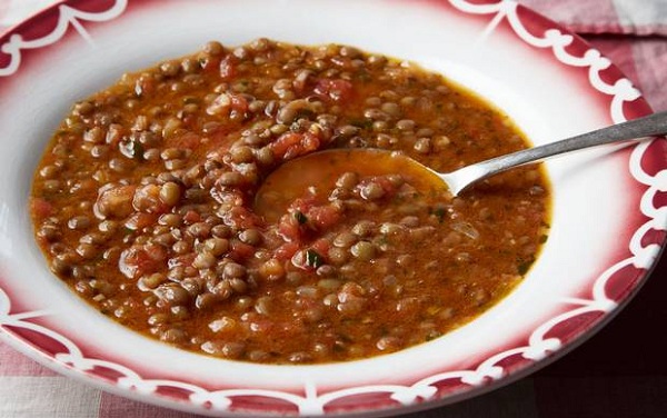 Lentilles Oignons - Tomates