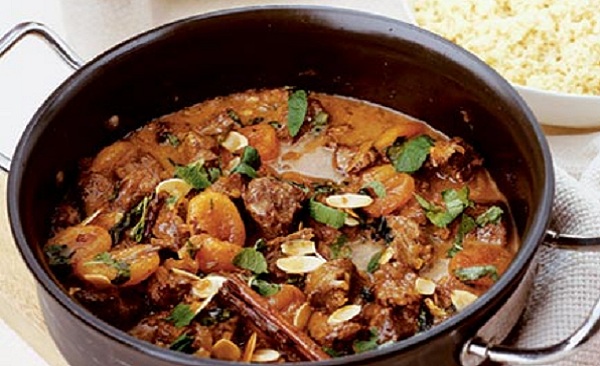Ragoût d'agneau aux abricots