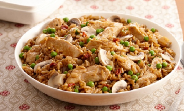 Riz au four au poulet