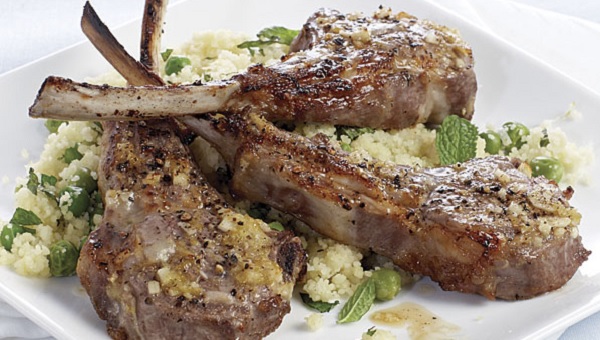 Rôti d'agneau et son couscous parfumé