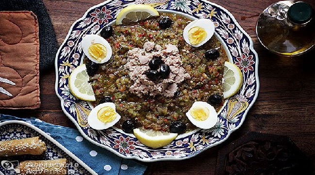 Salade de légumes grillés