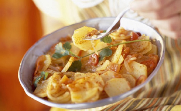 Salade de pommes de terre à la marocaine