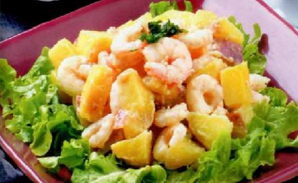 Salade de Pommes de Terre aux Crevettes