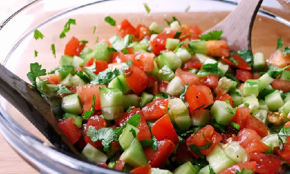 Salade tomate concombre