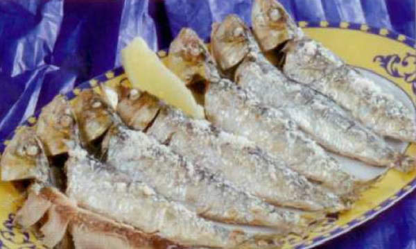 Sardines grillées au four