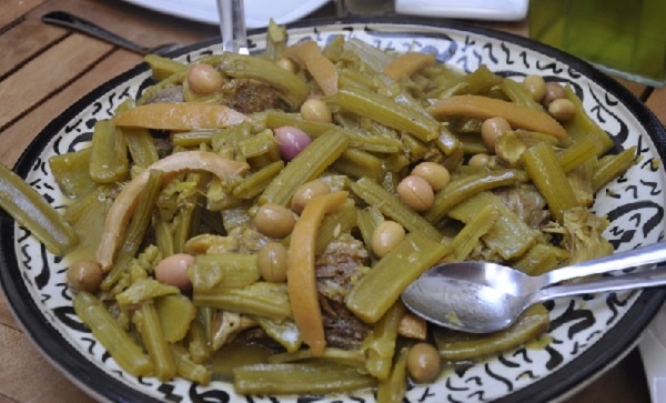 Tajine d'agneau aux cardons