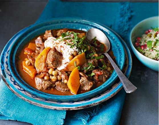 Tajine d'agneau au céleri-rave