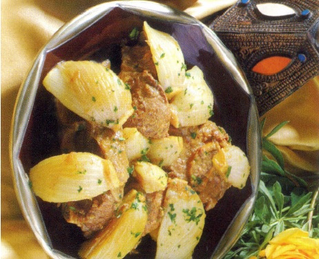 Tajine d'agneau aux fenouils