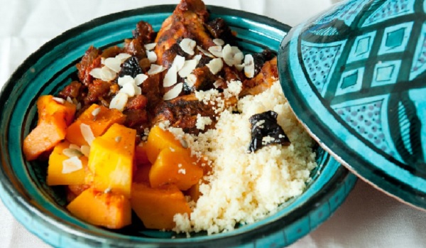 Tajine aux potiron et pruneaux