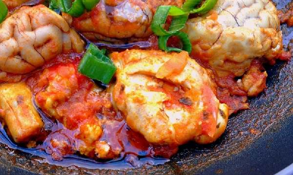 Tajine de cervelle à la tomate