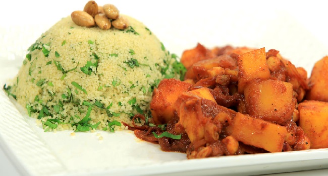 Tajine de la citrouille et de pois chiches