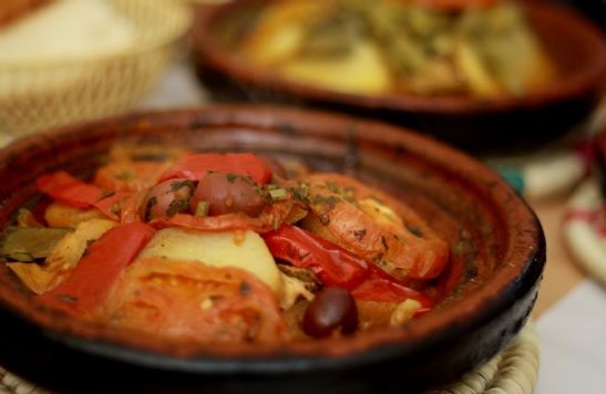 Tajine de daurade aux légumes