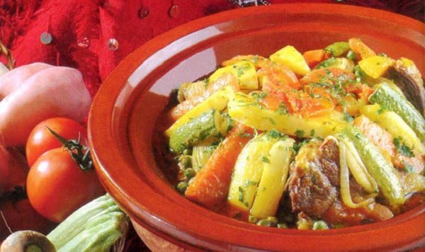 Tajine d'Osso bucco de dinde aux légumes