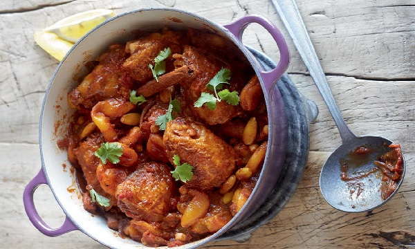 Tajine de poulet fermier