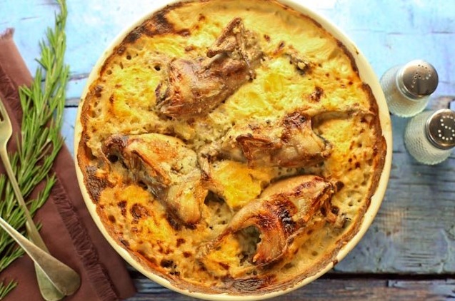 Tajine de poulet Mkaddam Souiri