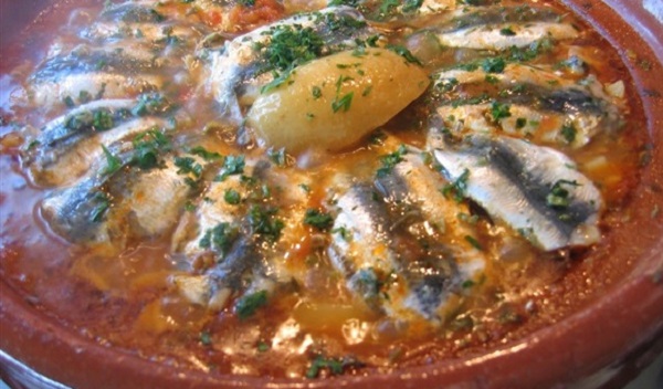 Tajine de Sardines à la Marocaine