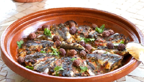 Tajine de sardines à la tomate