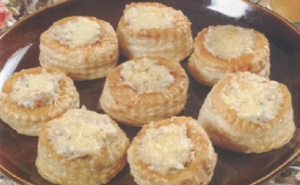 Vol au vent aux crevettes